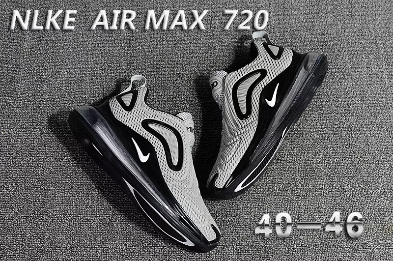 unisex nike air max 720 running chaussures silver bullet